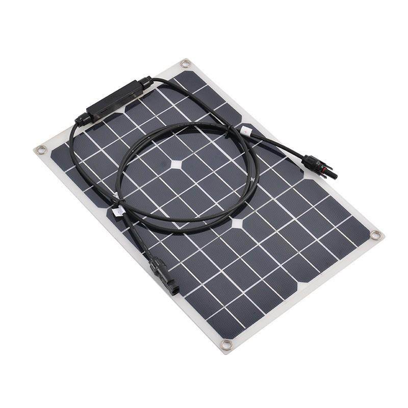2w瓦单晶太光充阳能电板光能-40°C~6发电配件太阳能伏板18V柔性