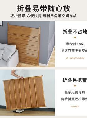 鞋架子免安装家叠用鞋门口简YNC易结实多层尘置物架可折成防品收