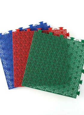 户耐PKO外操场跑道磨塑料地垫悬幼儿园体育场拼板装塑胶地双层浮