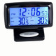 多功能汽车时钟车内外双温度计车用车载数字电子显示表夜光电子钟