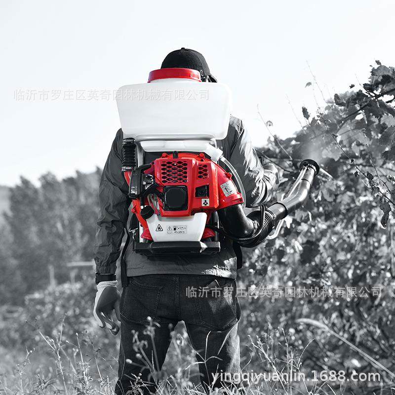 农业施肥汽油喷雾喷粉机背负式大功率大棚果树打药机防疫消毒机