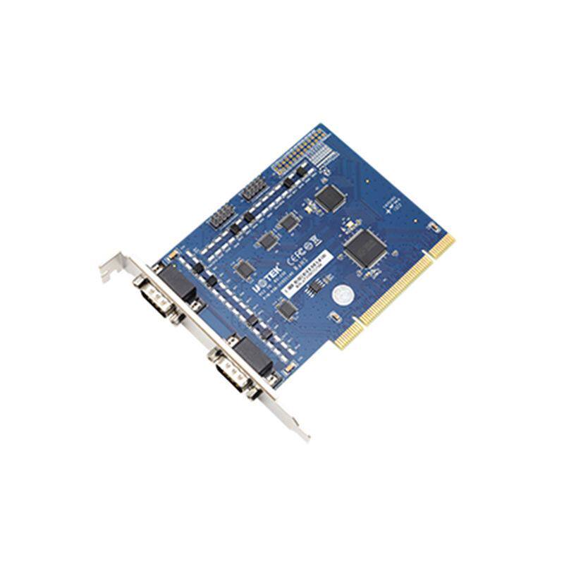 宇泰utek pci转4口rs232串口卡工业级串口转换防雷扩展卡UT-7704