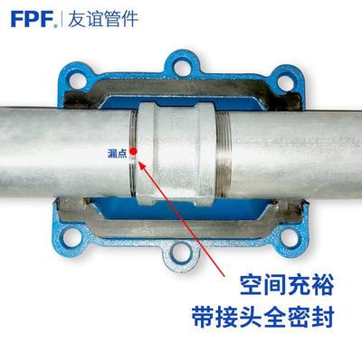 批批大肚节子哈CVF夫0节抢修接80抱箍铸铁管道管水5补漏器63抢修