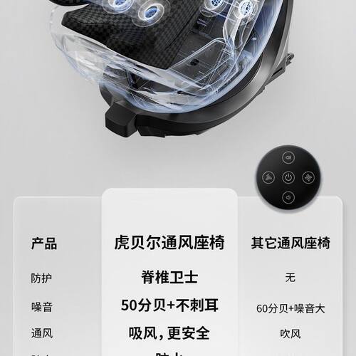 虎贝尔E360pro新国标虎贝尔安全座椅通风智能