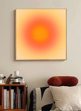 日落渐变室晕染装饰画厅欧卧北in客s风波普风抽象SQFR2510墙壁画