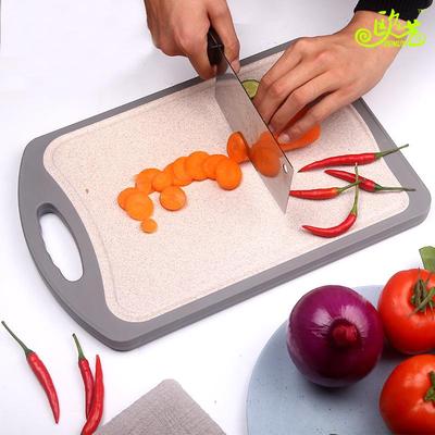 加多功能双面无品牌/厚砧竹菜菜板小麦秸杆切板案板家用板