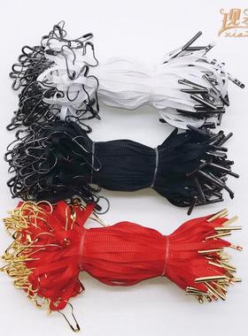 金属吊粒缎带涤纶绳手签穿葫芦HDQ别针吊牌绳标吊线服装商吊标