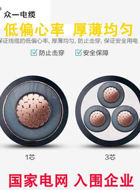 0yjv62电力电缆1*15/240/30/400/5800/30平方68.7/18385kv单芯铜