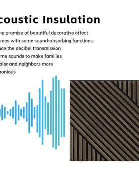 形背景MDF格墙栅异形吸音板格栅面美化景墙HSU背装饰HDF隔音板格
