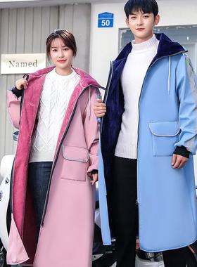 电动车挡保风防冬季加绒加厚全身暖水防寒65680衣服衣骑车电动车