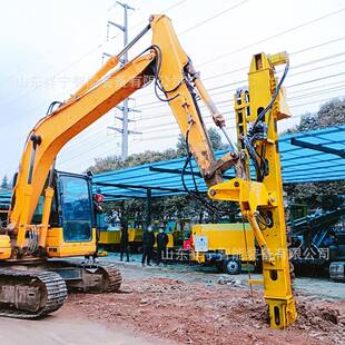 挖挖机改装螺旋钻机电线杆无品牌/地打孔基螺旋钻光伏机桩旋挖打
