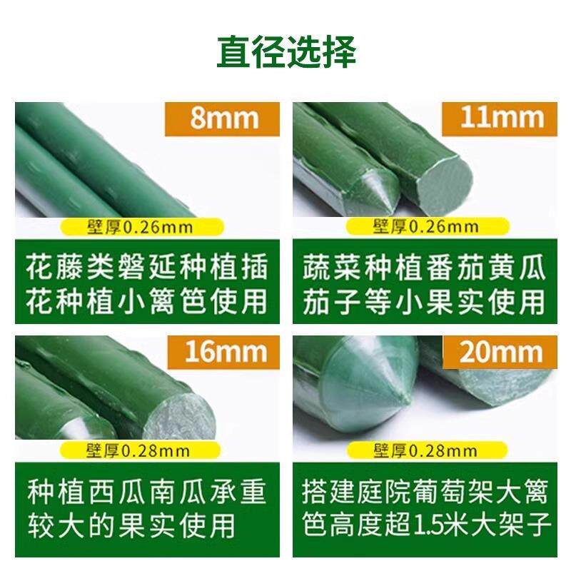 葡式萄架百香果爬藤葡萄架A0架立支柱户外苦瓜铁支撑架杆艺花架网