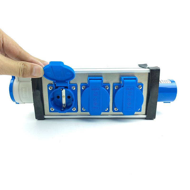 舞台配电灯箱路电源3直箱便携3路小电式光LED大屏音响电源3芯16A