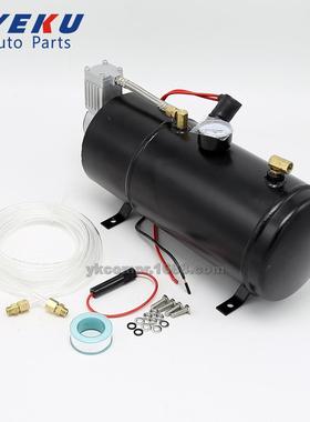 汽车改泵气117512V50psi3L气罐改装气泵空气压装缩机车载气泵