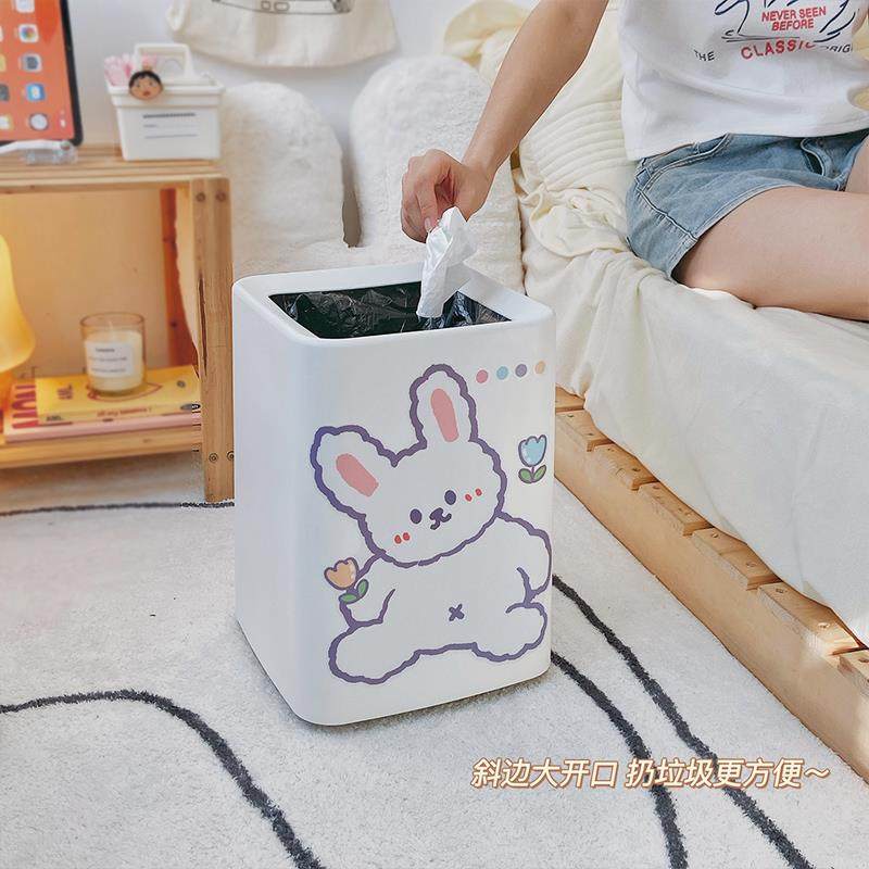 ?可爱垃儿大圾桶F768J9MT童家用客厅女孩儿房童卧室号双层垃圾筒