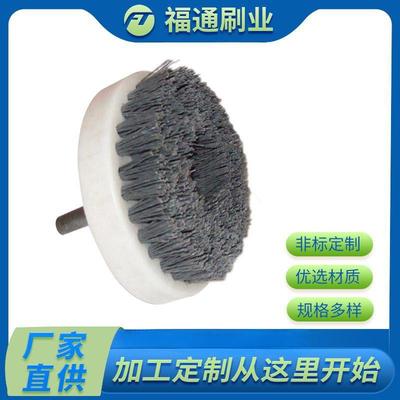 生产除锈圆形毛刷盘抛光精整圆盘刷金属表面除污圆盘形毛刷