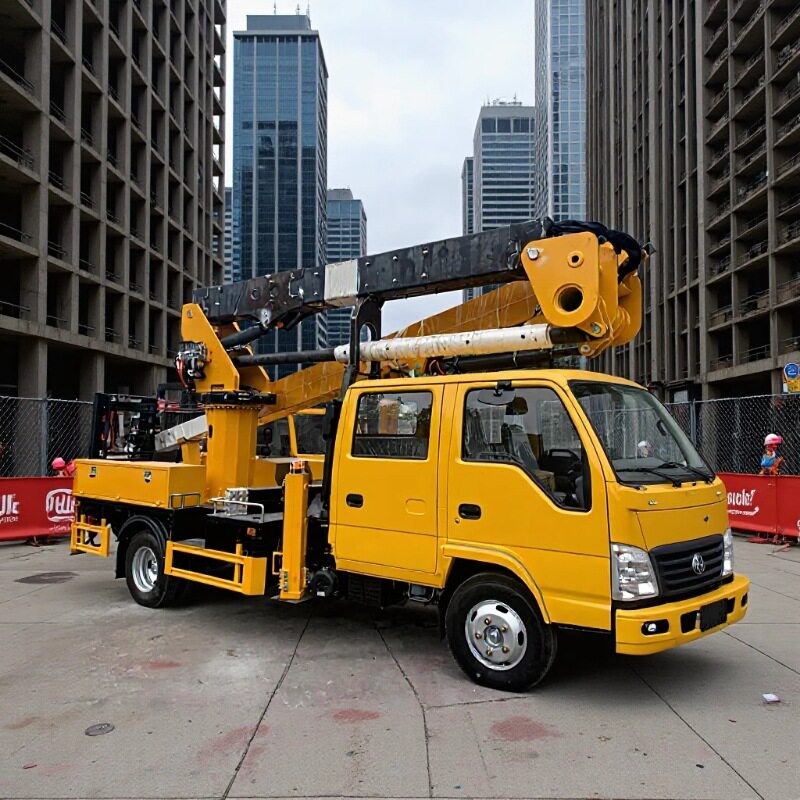 程力38米绝缘斗旁修剪车