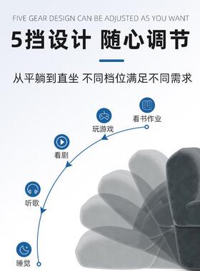 床头靠垫宿舍学背坐生垫懒沙发人折叠榻榻靠LP262165米躺椅寝室下