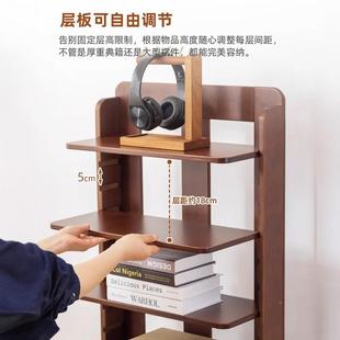 木靠窄缝书置物架架落地客厅柜子家用小SJ0316型立柜墙转角储实物