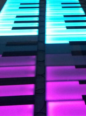 led网外红脚踩VAV感应户音钢琴地砖灯乐发光互动七彩变色楼梯台阶