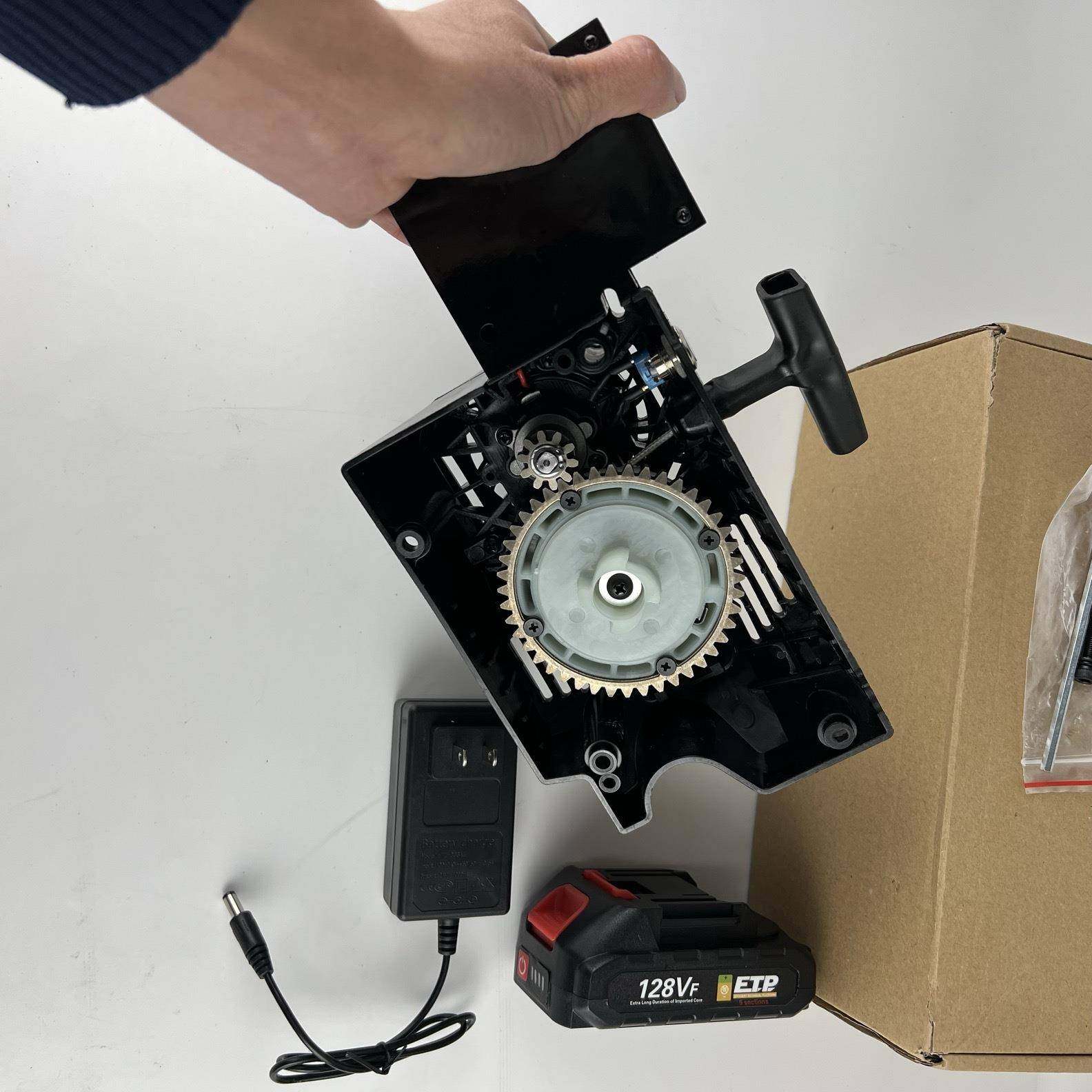 一键启动油锯电启动汽油002用锯电打冲火进伐口木锯四程大功率家,农机/农具/农膜,割灌机/割草机/油锯,淘宝优惠券,粉丝福利购,淘宝优惠卷