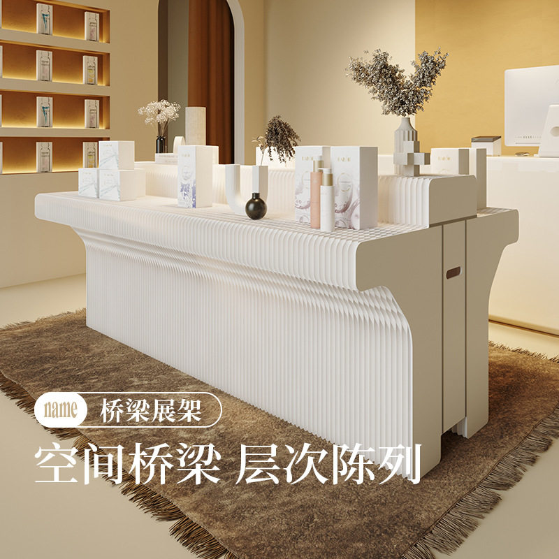 置物展会陈列柜创意摆台展示柜青美艺术展示台商场产品超市展架