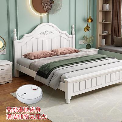 A8L实床现代约1.8木米欧简式主卧5双人床出租RMU房用1.米工厂直销