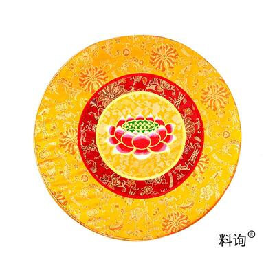 加厚刺绣莲花垫打坐BWF垫家棕丝蒲团礼佛拜垫禅修用拜佛拆垫跪垫