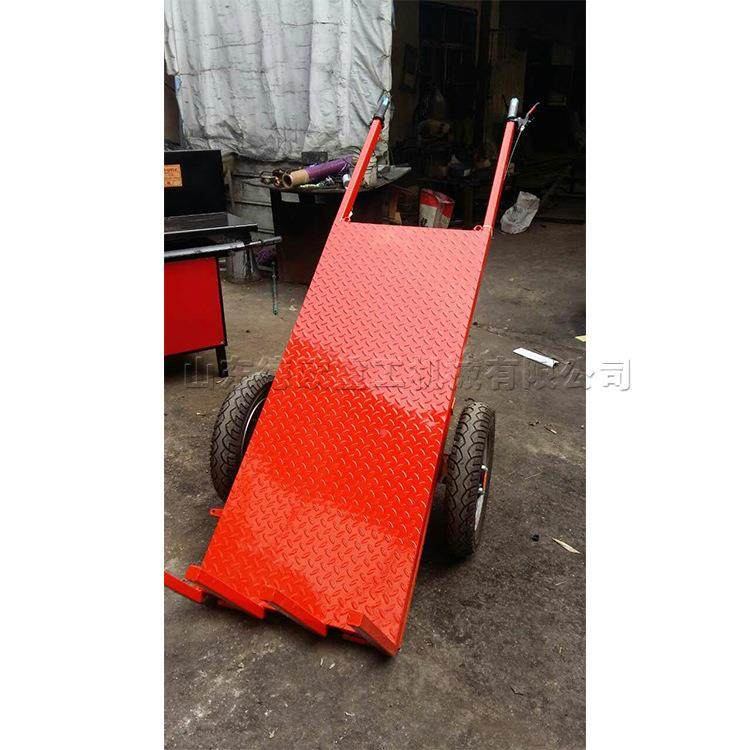 轮工地电动两拉砖车手推出窑平板车重0120常规g矿载用运输车