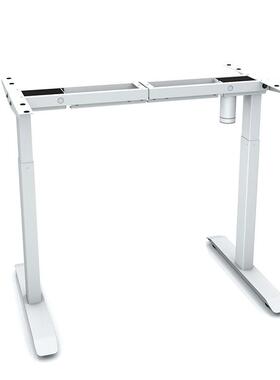 单人公三节电动智能办升桌降办公QXE架桌站立式办公桌电动升降桌