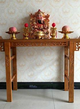 桌新中式供桌家用台佛供奉桌台神龛立柜佛桌贡中QGI式婚礼供道具