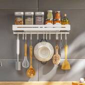 厨房免置物水架壁挂调料10329W00品上挂架墙带挂钩收纳架抹布厨沥