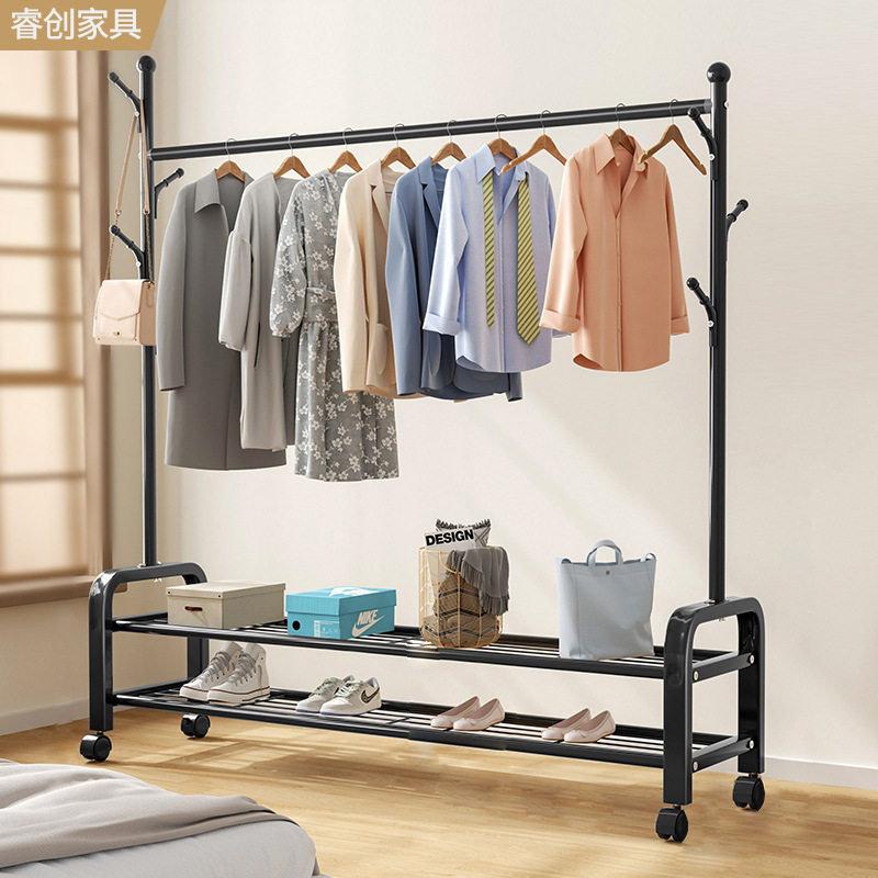 简易落地树杈衣帽架家用服装店