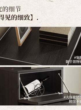 中古复古卡18256门柜柜电视柜客厅功组合斗柜现代简约风储物柜床