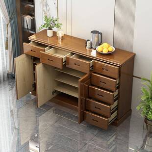实木中式五六斗两门七斗抽屉柜立客厅简柜约卧室储物柜床尾柜柜斗