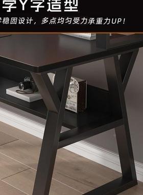 脑电桌台式桌家用书桌架一体子办公桌洞OWS洞书板电竞