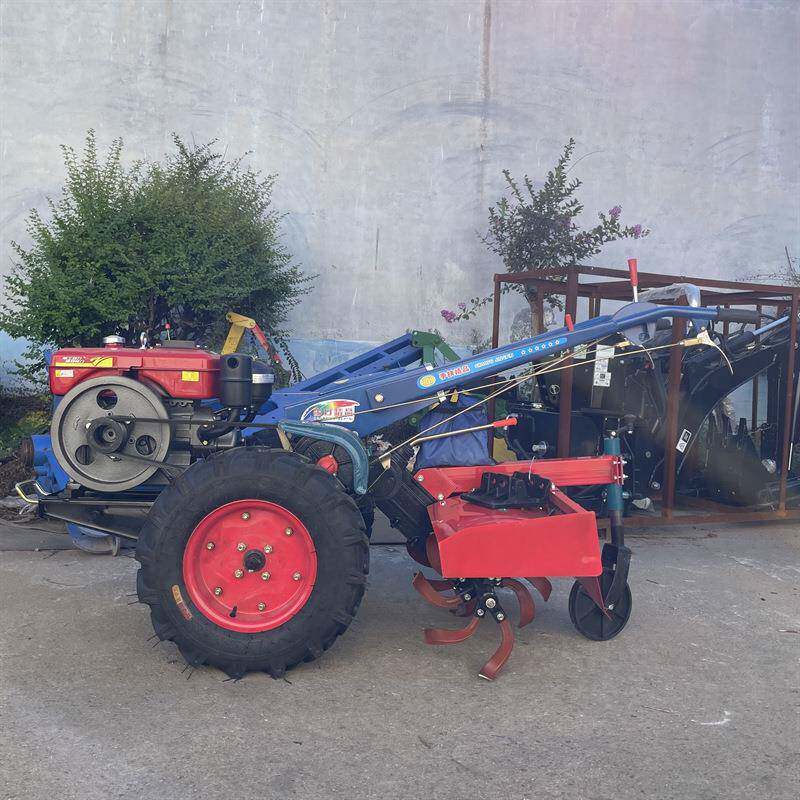 849出拉口菲律水宾田旱地大棚果园旋新款手扶拖机家用耕机起垄收