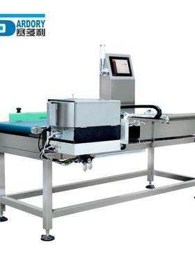 即装产品箱子在线称重时打印贴标机排蔬盒菜水73849果自动牛称重