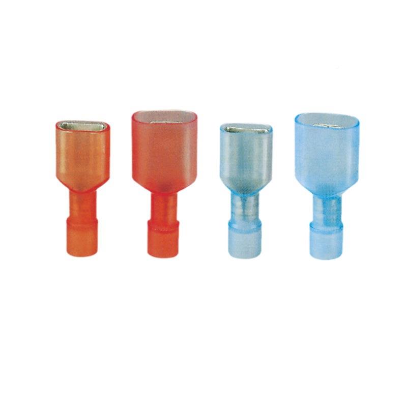 冷龙压端子FDFN5.5-25压0黄MBB色尼全绝缘冷公母接线接头冷压端头