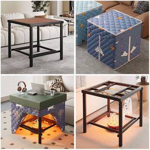 批烤火子用新款烤火架饭出租房简易MIZ写作业折家叠取暖桌吃小桌