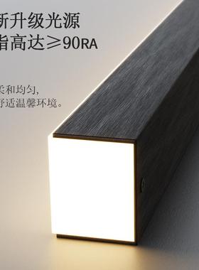 高led一字铝条吊亮灯黑色拉丝航空材餐CY-298厅吧台前台办公长室