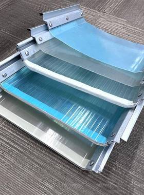 单瓦双层型边FRP采光板瓦片树钢脂厂房采光带820角驰MHX采光钢边