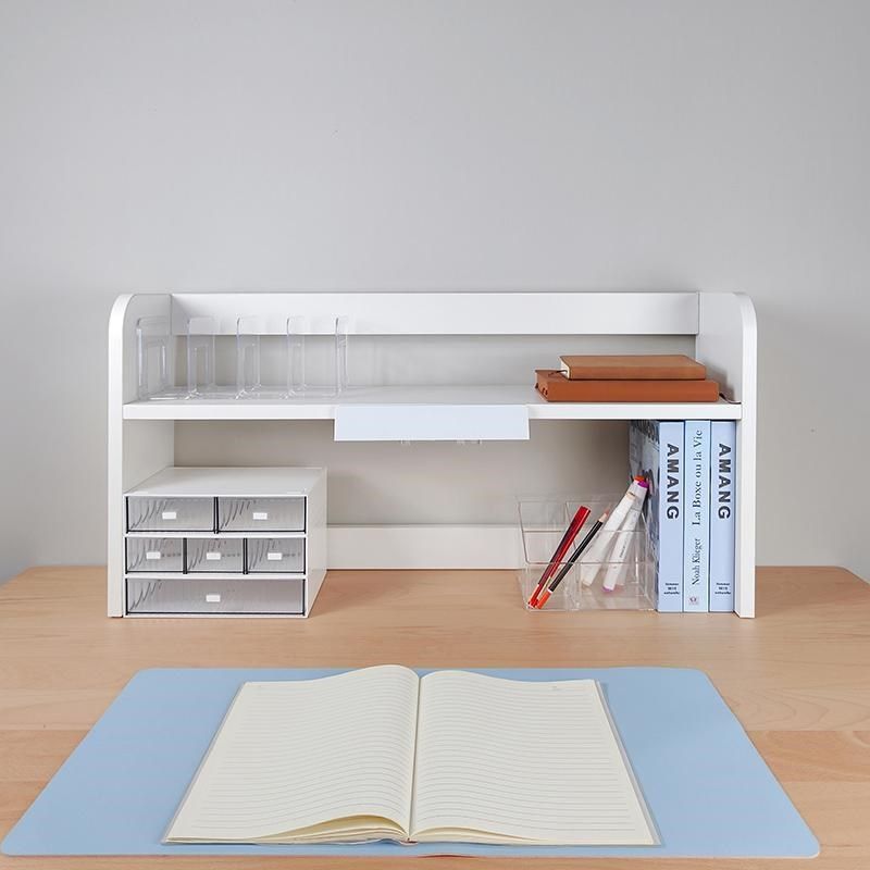 书桌置物架桌上书m架增高架书立阅读架平板支架实木桌面收纳架