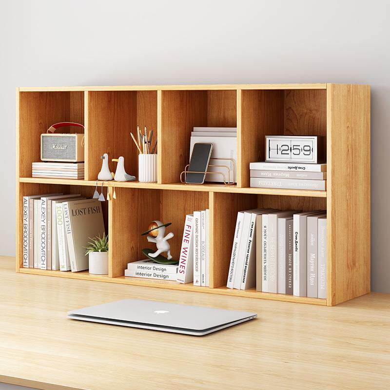 桌面置物架书架桌办公室面收纳储物格子柜学生家用上SG0066简台易