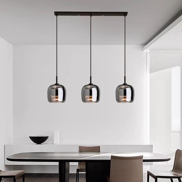 卧室床头吊灯现代约创711意高级感简头璃轻奢主卧餐厅灯床灯玻小