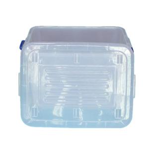 塑料厂供应塑料收纳箱棉被收纳家用6002厚收纳箱带阳加轮揭PP