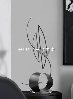 由南现代金属创NUD意一帆风顺造寓意件家酒店大堂玄居关国型风艺