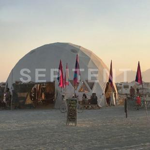 篷户外活动大型穹顶天幕营携地球形帐车展露天展示427房篷便式