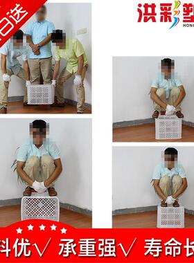 正方形塑菜料水果筐加厚大号鸡筐厂桃筐蔬周转筐UON物流蛋箱工白