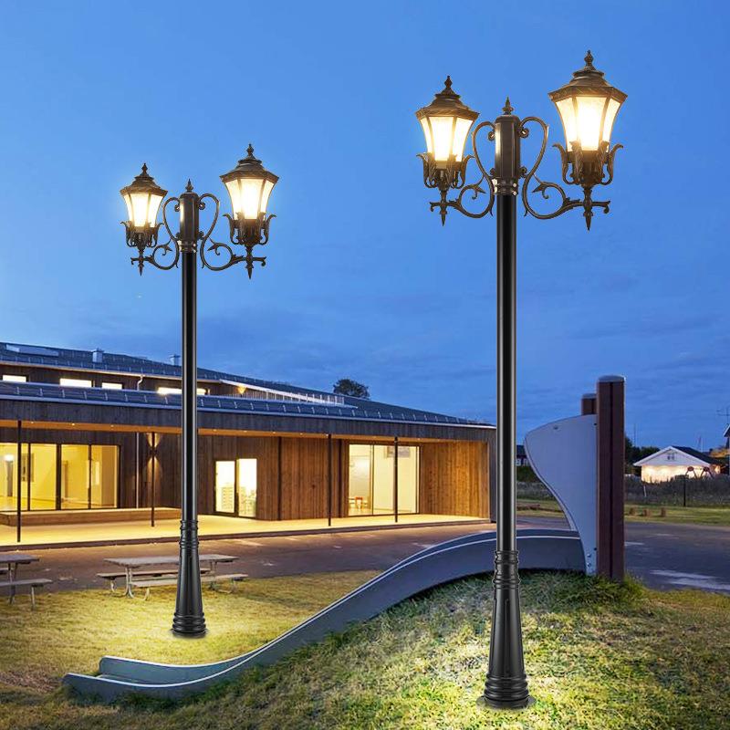 高杆灯花园别墅小区家XHJ-TYC22用20v防户外水农村复古庭新院3米